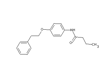 N-[4-(2-phenylethoxy)phenyl]butanamide