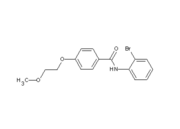N-(2-bromophenyl)-4-(2-methoxyethoxy)benzamide