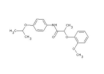 N-(4-isopropoxyphenyl)-2-(2-methoxyphenoxy)propanamide