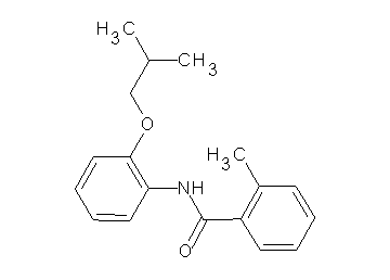 N-(2-isobutoxyphenyl)-2-methylbenzamide
