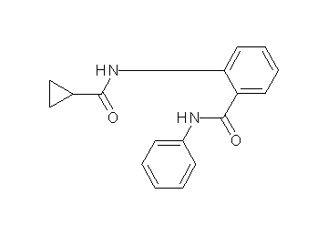 2-[(cyclopropylcarbonyl)amino]-N-phenylbenzamide