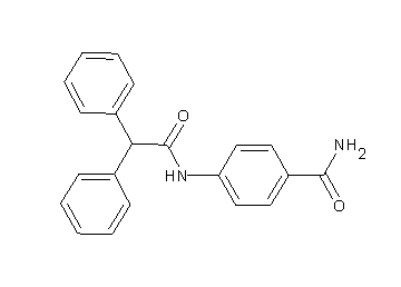 4-[(diphenylacetyl)amino]benzamide