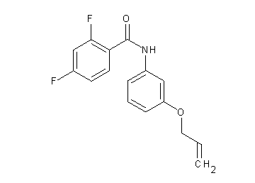 N-[3-(allyloxy)phenyl]-2,4-difluorobenzamide