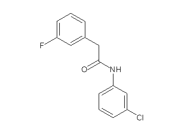 N-(3-chlorophenyl)-2-(3-fluorophenyl)acetamide