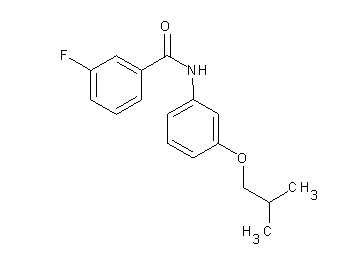 3-fluoro-N-(3-isobutoxyphenyl)benzamide