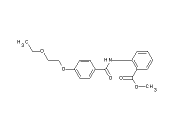 methyl 2-{[4-(2-ethoxyethoxy)benzoyl]amino}benzoate
