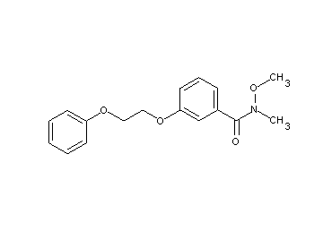 N-methoxy-N-methyl-3-(2-phenoxyethoxy)benzamide