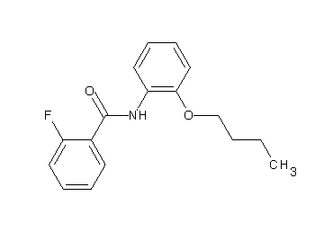 N-(2-butoxyphenyl)-2-fluorobenzamide