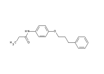 N-[4-(3-phenylpropoxy)phenyl]propanamide