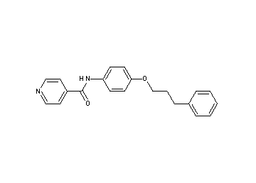 N-[4-(3-phenylpropoxy)phenyl]isonicotinamide