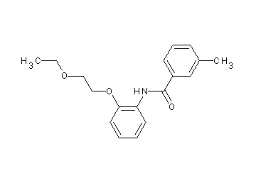 N-[2-(2-ethoxyethoxy)phenyl]-3-methylbenzamide