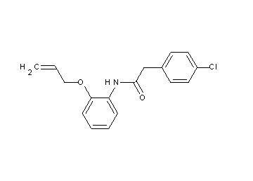 N-[2-(allyloxy)phenyl]-2-(4-chlorophenyl)acetamide