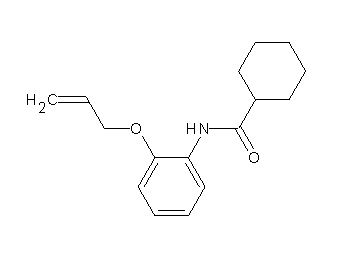 N-[2-(allyloxy)phenyl]cyclohexanecarboxamide