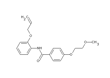 N-[2-(allyloxy)phenyl]-4-(2-methoxyethoxy)benzamide