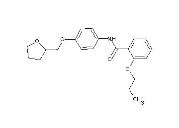 2-propoxy-N-[4-(tetrahydro-2-furanylmethoxy)phenyl]benzamide