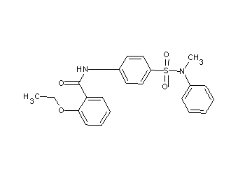 2-ethoxy-N-(4-{[methyl(phenyl)amino]sulfonyl}phenyl)benzamide - Click Image to Close