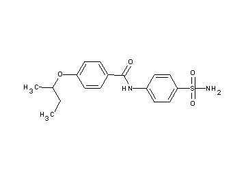 N-[4-(aminosulfonyl)phenyl]-4-sec-butoxybenzamide