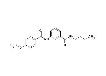 N-butyl-3-[(4-methoxybenzoyl)amino]benzamide