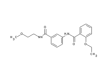 2-ethoxy-N-(3-{[(2-methoxyethyl)amino]carbonyl}phenyl)benzamide
