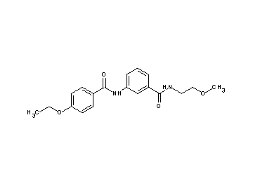 3-[(4-ethoxybenzoyl)amino]-N-(2-methoxyethyl)benzamide