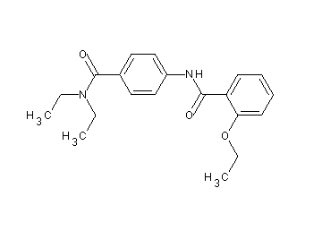 N-{4-[(diethylamino)carbonyl]phenyl}-2-ethoxybenzamide