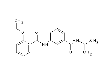 2-ethoxy-N-{3-[(isopropylamino)carbonyl]phenyl}benzamide - Click Image to Close