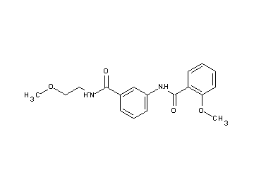 2-methoxy-N-(3-{[(2-methoxyethyl)amino]carbonyl}phenyl)benzamide