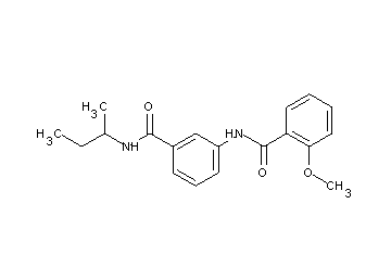 N-{3-[(sec-butylamino)carbonyl]phenyl}-2-methoxybenzamide