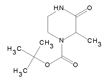tert-butyl 2-methyl-3-oxo-1-piperazinecarboxylate - Click Image to Close