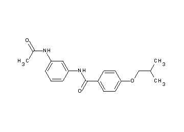 N-[3-(acetylamino)phenyl]-4-isobutoxybenzamide