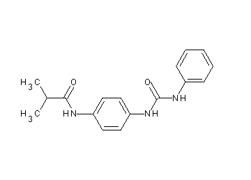 N-{4-[(anilinocarbonyl)amino]phenyl}-2-methylpropanamide