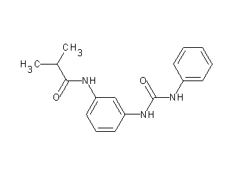 N-{3-[(anilinocarbonyl)amino]phenyl}-2-methylpropanamide
