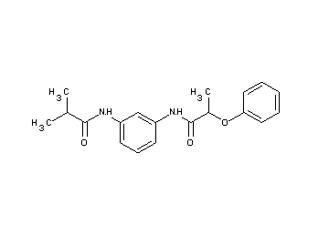 2-methyl-N-{3-[(2-phenoxypropanoyl)amino]phenyl}propanamide