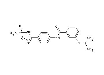 N-{4-[(tert-butylamino)carbonyl]phenyl}-3-isopropoxybenzamide