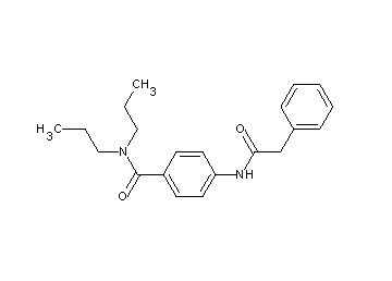 4-[(phenylacetyl)amino]-N,N-dipropylbenzamide