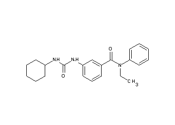 3-{[(cyclohexylamino)carbonyl]amino}-N-ethyl-N-phenylbenzamide