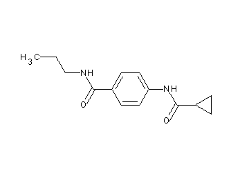 4-[(cyclopropylcarbonyl)amino]-N-propylbenzamide