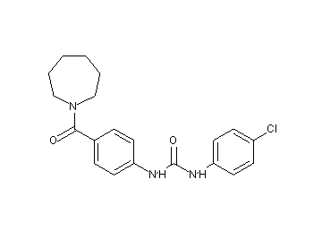 N-[4-(1-azepanylcarbonyl)phenyl]-N'-(4-chlorophenyl)urea