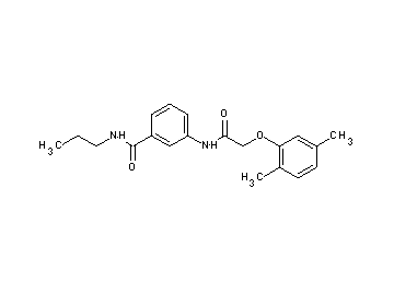 3-{[(2,5-dimethylphenoxy)acetyl]amino}-N-propylbenzamide