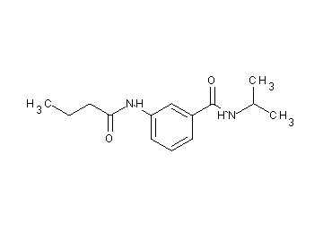 3-(butyrylamino)-N-isopropylbenzamide