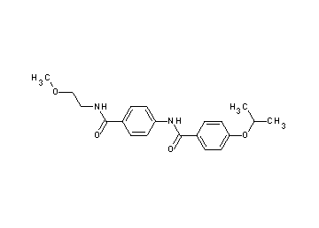 4-isopropoxy-N-(4-{[(2-methoxyethyl)amino]carbonyl}phenyl)benzamide