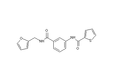 N-(3-{[(2-furylmethyl)amino]carbonyl}phenyl)-2-thiophenecarboxamide