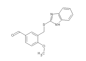 3-[(1H-benzimidazol-2-ylsulfanyl)methyl]-4-methoxybenzaldehyde