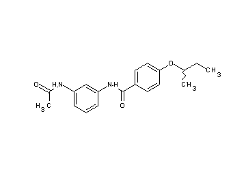 N-[3-(acetylamino)phenyl]-4-sec-butoxybenzamide