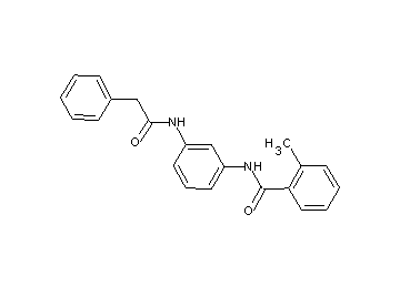 2-methyl-N-{3-[(phenylacetyl)amino]phenyl}benzamide