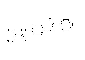 N-[4-(isobutyrylamino)phenyl]isonicotinamide