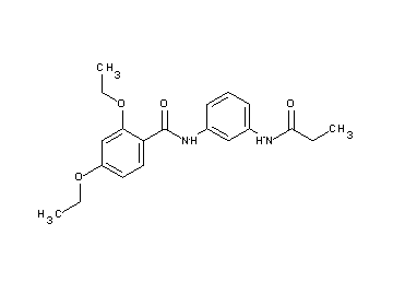 2,4-diethoxy-N-[3-(propionylamino)phenyl]benzamide
