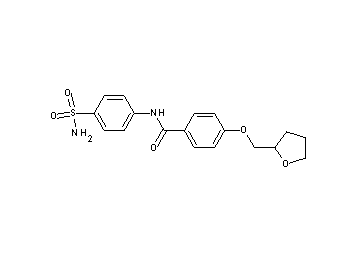 N-[4-(aminosulfonyl)phenyl]-4-(tetrahydro-2-furanylmethoxy)benzamide