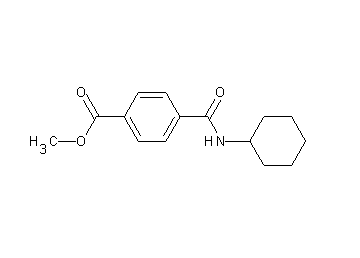 methyl 4-[(cyclohexylamino)carbonyl]benzoate