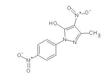 3-methyl-4-nitro-1-(4-nitrophenyl)-1H-pyrazol-5-ol